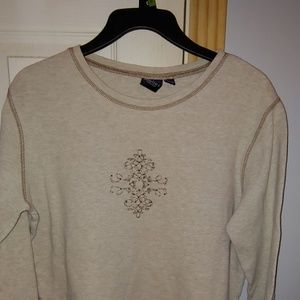 Womens Size L Long Sleeve Top